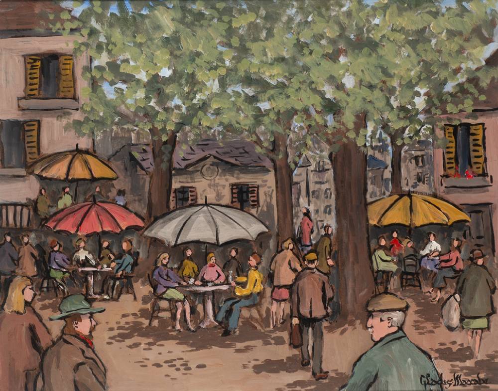 A PARIS CAF by Gladys Maccabe MBE HRUA ROI FRSA (1918-2018) at Whyte's Auctions