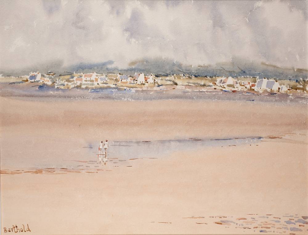 ACHILL BEACH, TOWARDS VALLEY by Berthold Dunne sold for 250 at Whyte's Auctions