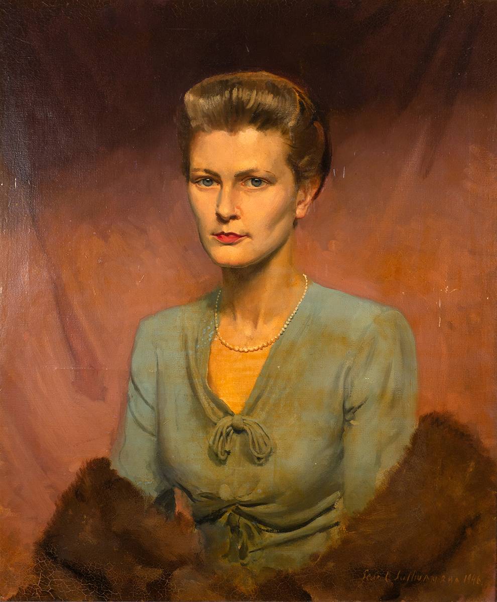 PORTRAIT OF NORA BAILEY, 1946 by Sen O'Sullivan RHA (1906-1964) at Whyte's Auctions