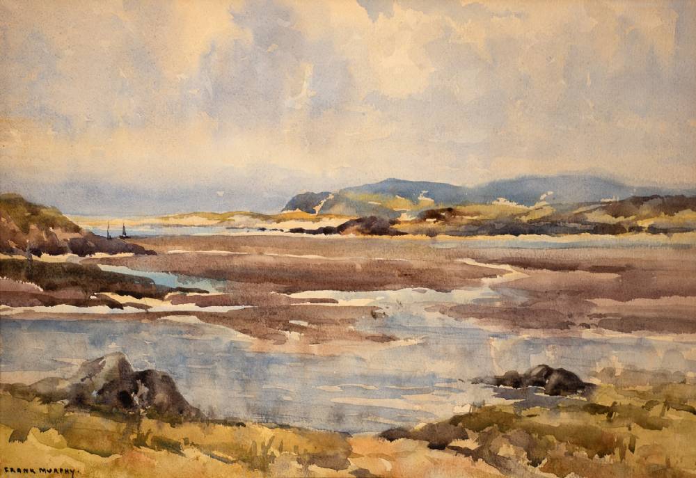 ESTUARY NEAR GORTAHORK, COUNTY DONEGAL by Frank Murphy sold for 520 at Whyte's Auctions