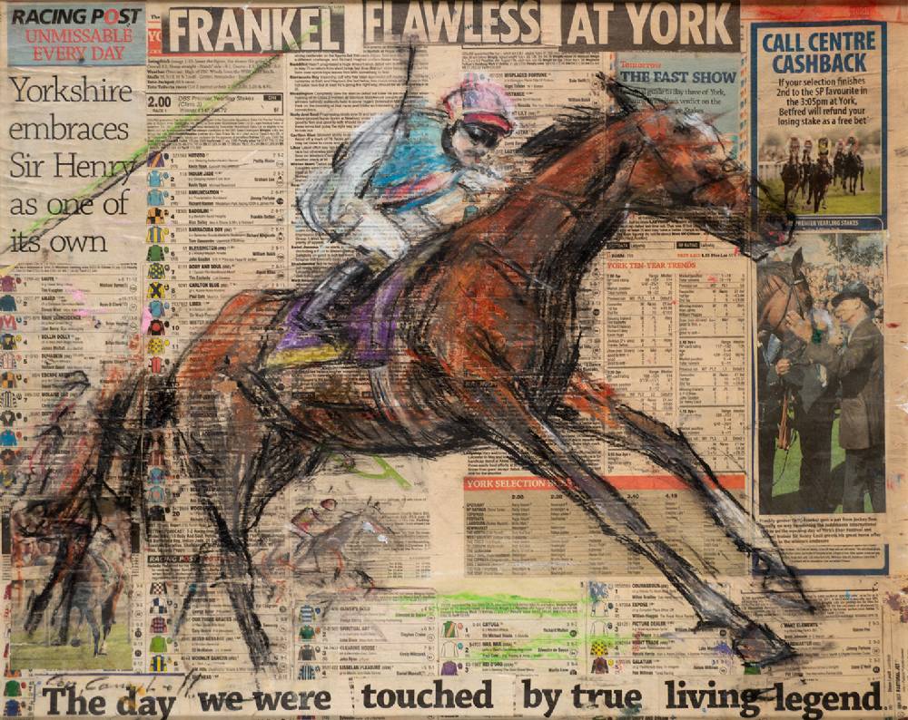 FRANKEL FLAWLESS AT YORK by Con Campbell (b. 1946) at Whyte's Auctions