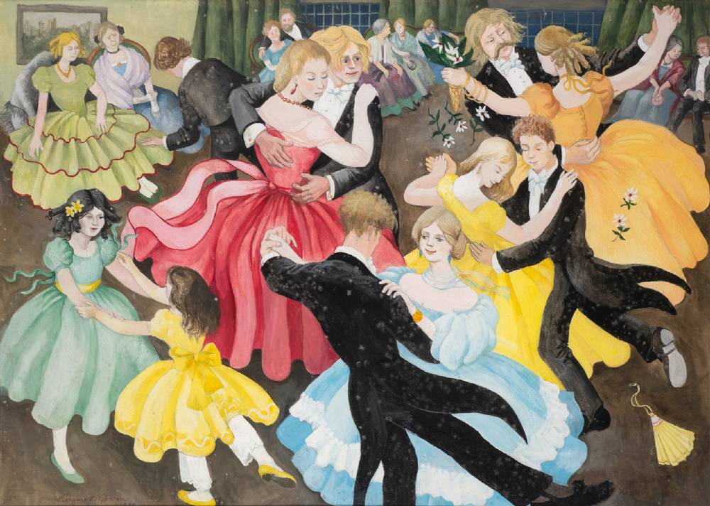 WALTZING, 1990 by Margaret Gowan  at Whyte's Auctions