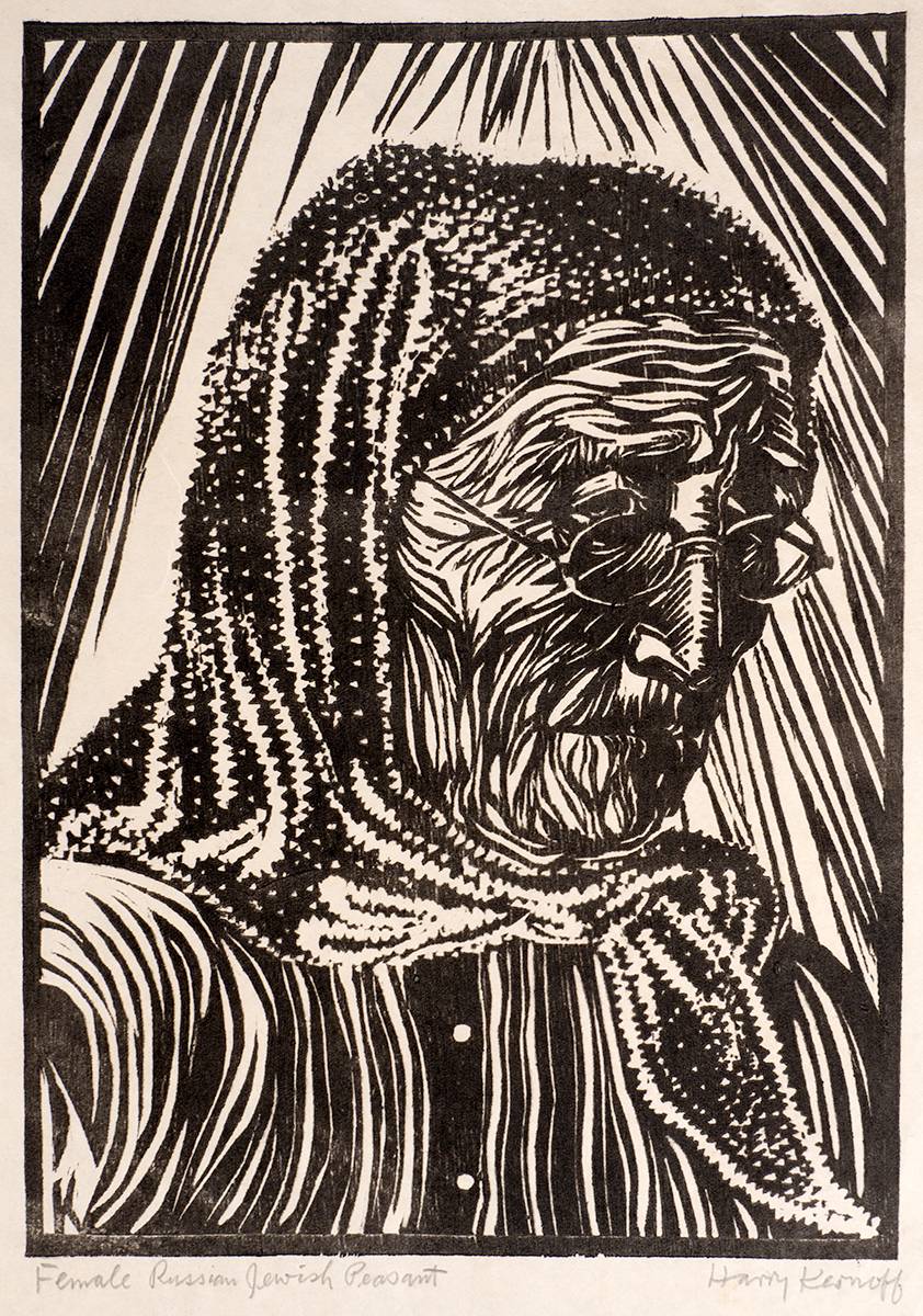FEMALE RUSSIAN JEWISH PEASANT by Harry Kernoff RHA (1900-1974) at Whyte's Auctions