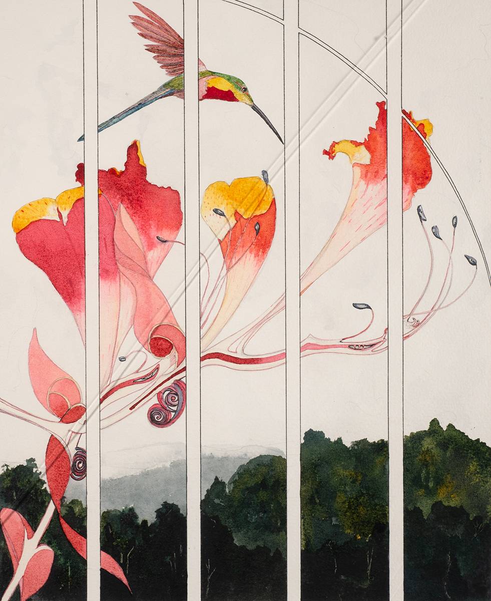 BIRD AND FLOWERS by Colin Murphy  at Whyte's Auctions