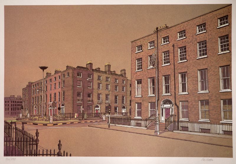 GEORGIAN DUBLIN FOLIO, 1982 by Eric Patton sold for 340 at Whyte's Auctions