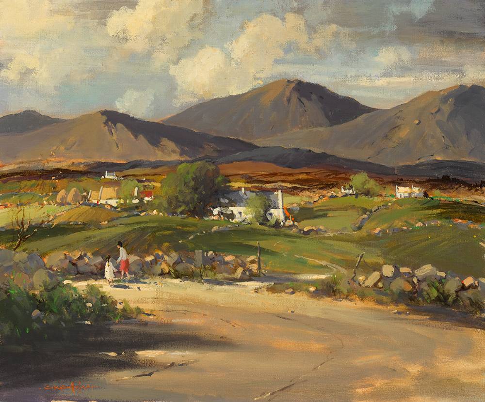 GLENVEIGH, COUNTY DONEGAL by George K. Gillespie RUA (1924-1995) at Whyte's Auctions
