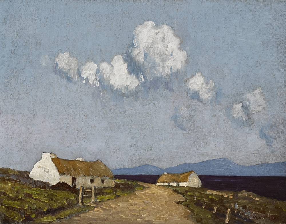 LANDSCAPE, CONNEMARA, 1940s by Paul Henry sold for €135,000 at Whyte's Auctions