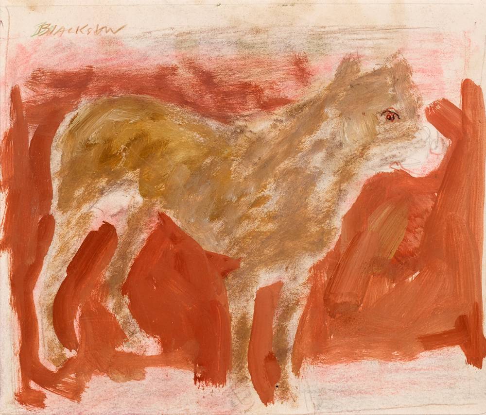 BROWN DOG by Basil Blackshaw HRHA RUA (1932-2016) at Whyte's Auctions