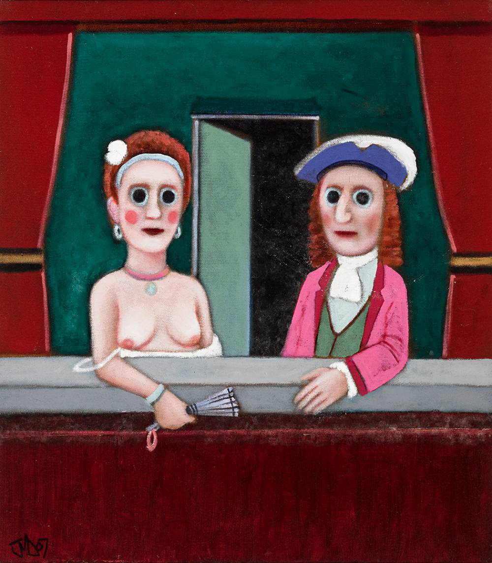 COUPLE ON A BALCONY, 2007 by Jack Donovan sold for 2,300 at Whyte's Auctions