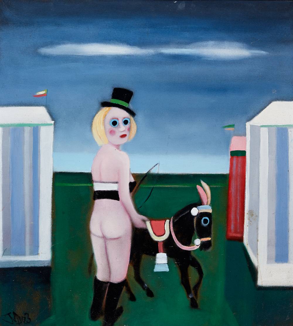 CIRCUS SCENE, 2003 by Jack Donovan sold for 2,900 at Whyte's Auctions