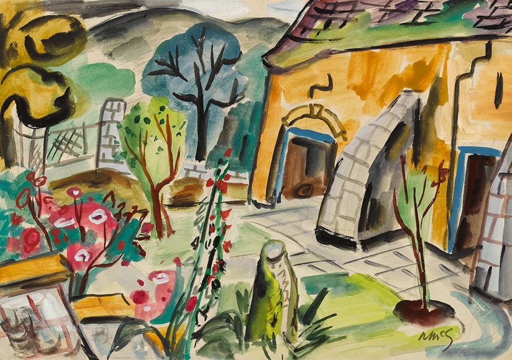 THE GARDEN, ROCKBROOK by Norah McGuinness HRHA (1901-1980) at Whyte's Auctions