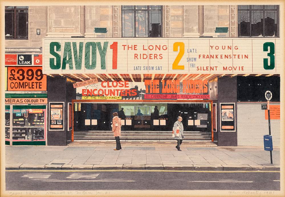 SAVOY 1-2-3, O'CONNELL STREET, DUBLIN, 1981 by John Doherty (b.1949) at Whyte's Auctions