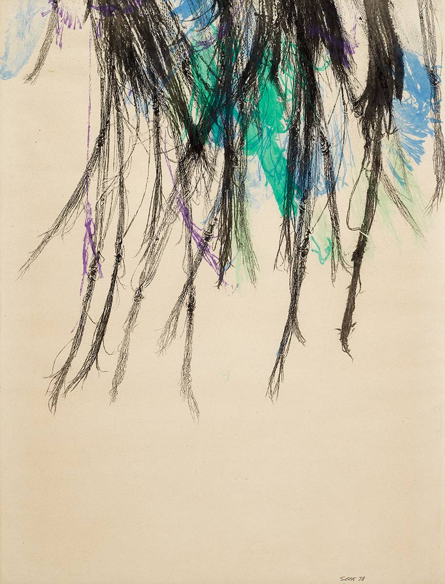 GESTURAL DRAWING 1978 by Patrick Scott sold for 2,500 at Whyte's Auctions