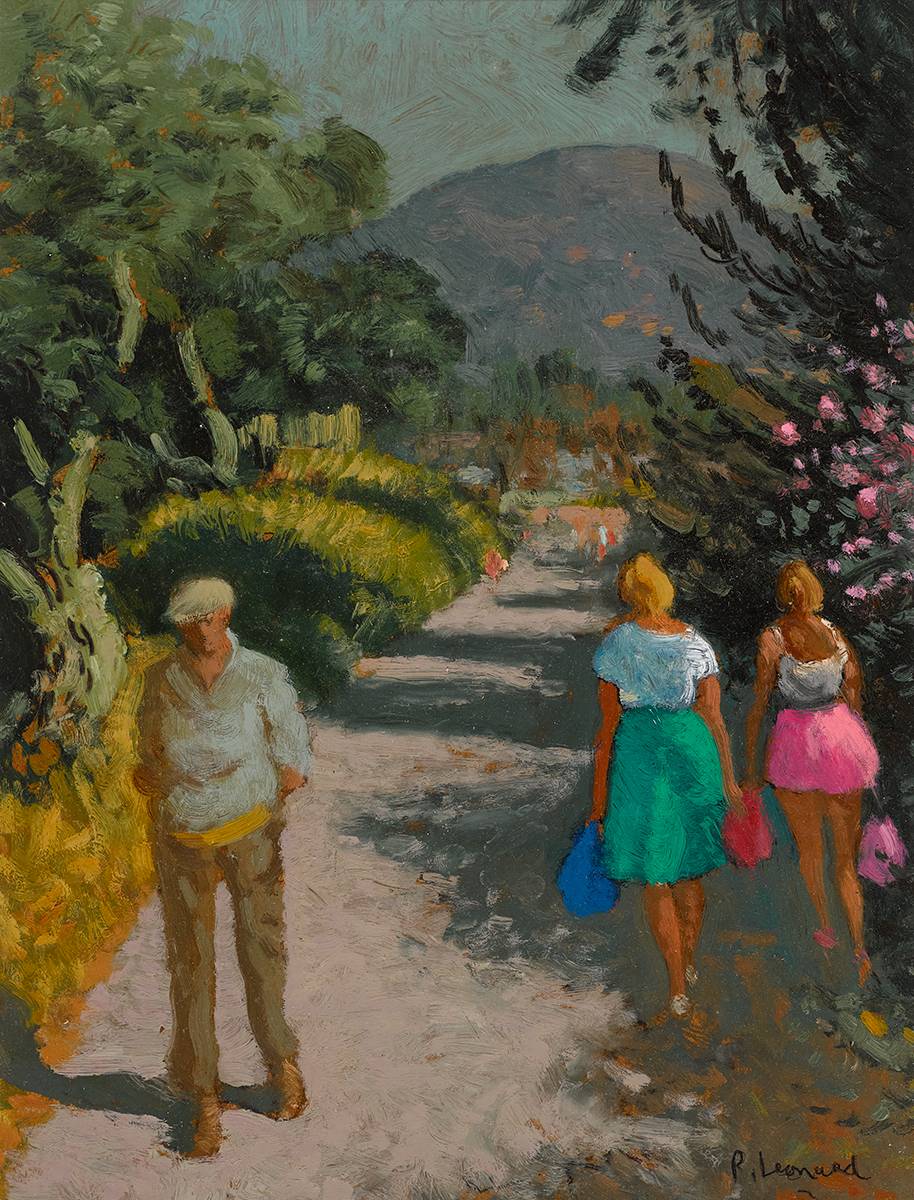 MESSONGHI, CORFU, 10am, 1986 by Patrick Leonard HRHA (1918-2005) at Whyte's Auctions