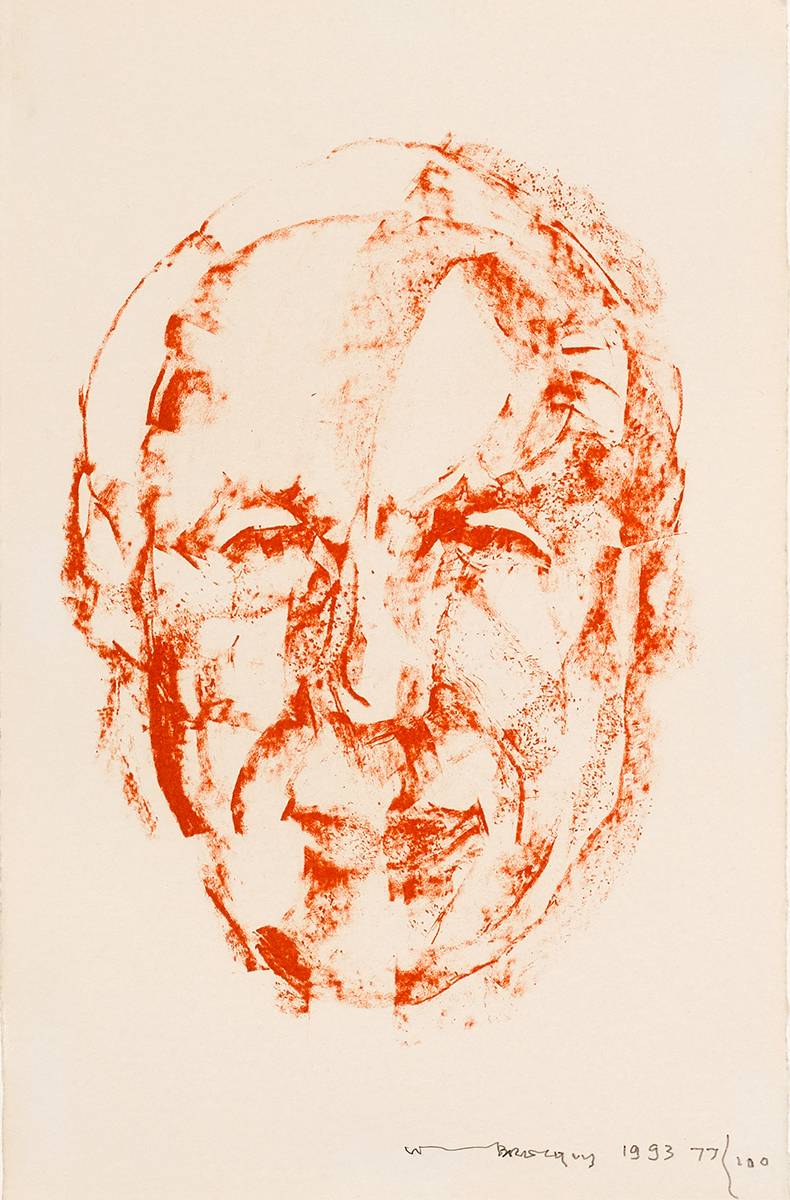 IMAGE OF SELF, 1993 by Louis le Brocquy HRHA (1916-2012) at Whyte's Auctions