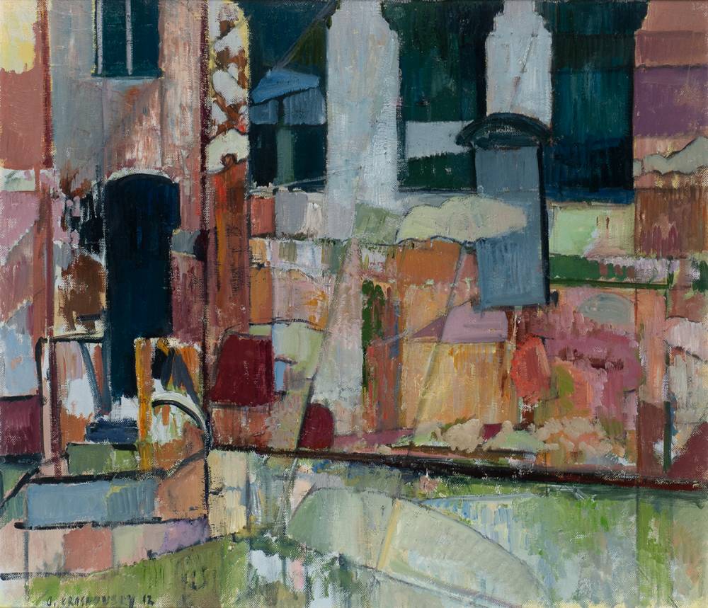 BROOKLYN STREET, 2012 by Alexey Krasnovsky (1945-2016) at Whyte's Auctions