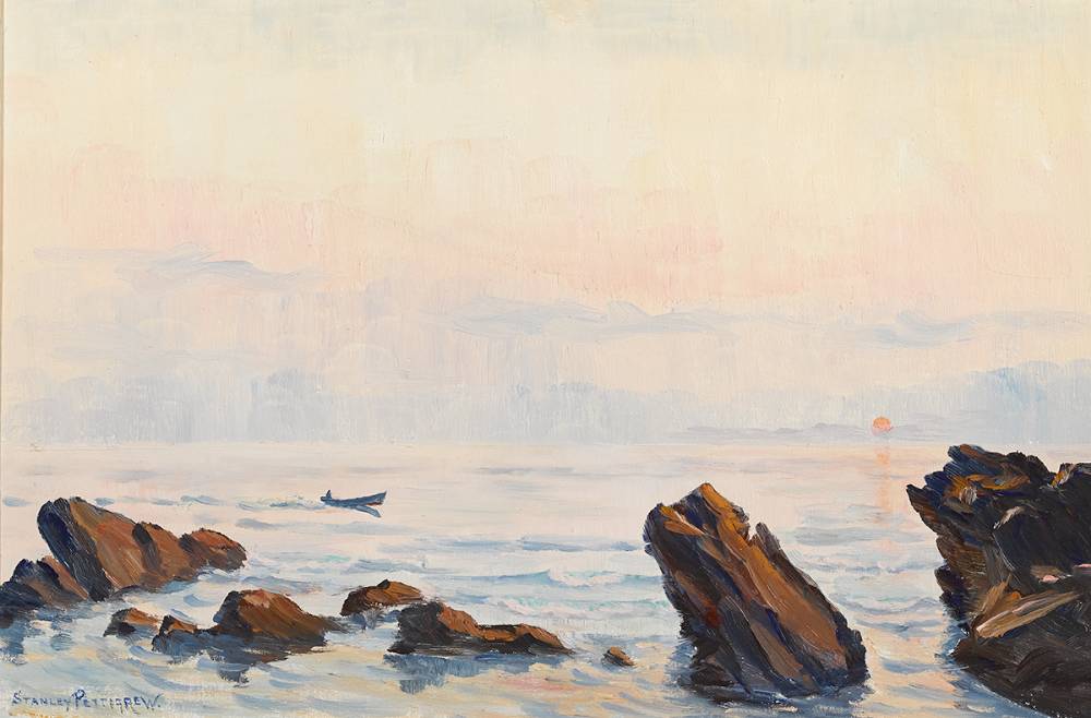 COASTAL SCENE by Stanley Pettigrew (1927-2022) at Whyte's Auctions