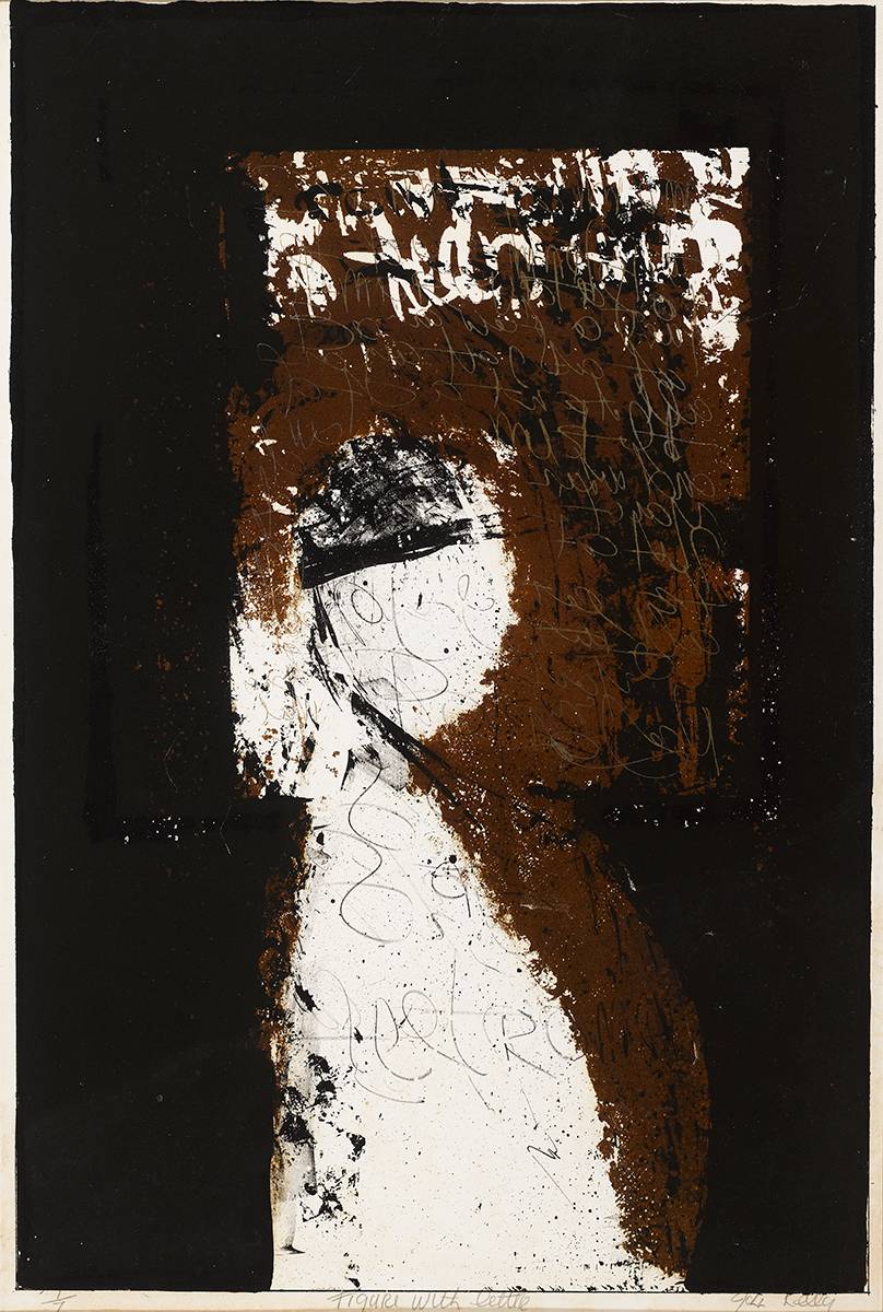 FIGURE WITH LETTER by John Kelly RHA (1932-2006) at Whyte's Auctions