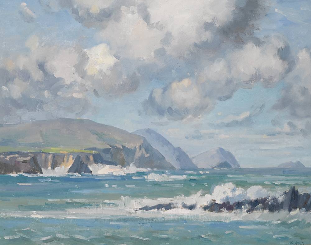 COASTAL SCENE by David Hone PPRHA (1928-2023) at Whyte's Auctions