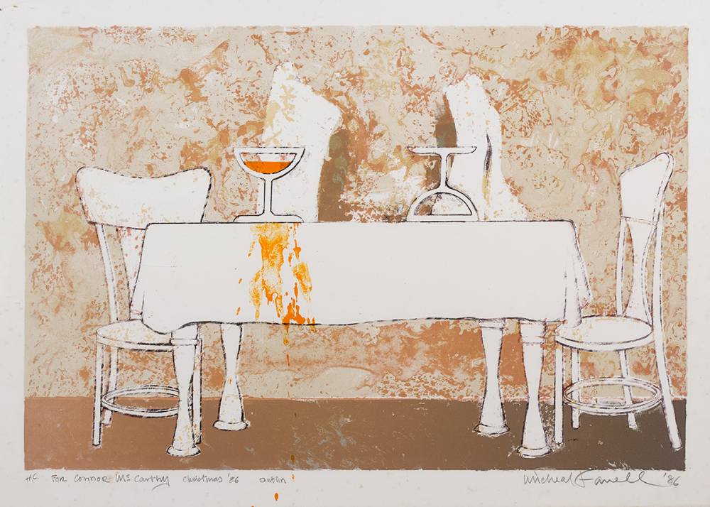 LA TABLE by Micheal Farrell (1940-2000) at Whyte's Auctions