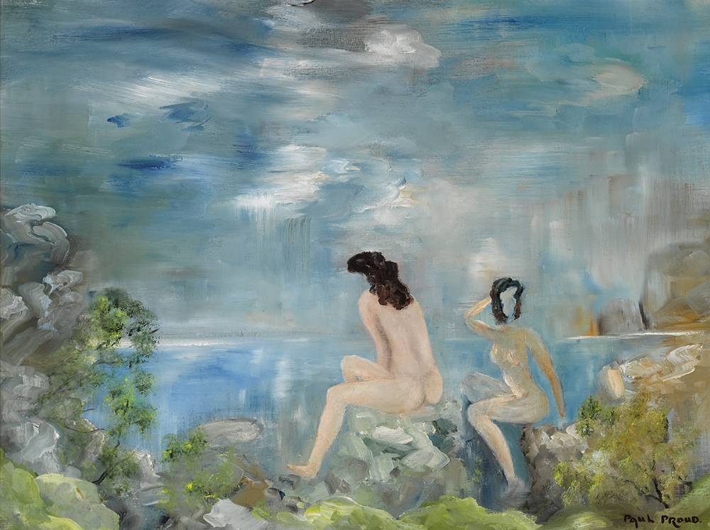 BATHERS by Paul Proud (b.1949) at Whyte's Auctions