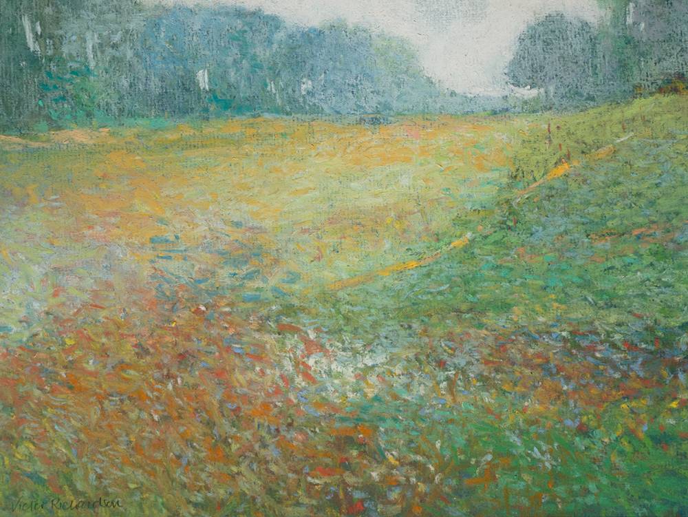 THE SMALL MEADOW, 1986 by Victor Richardson (b.1952) at Whyte's Auctions