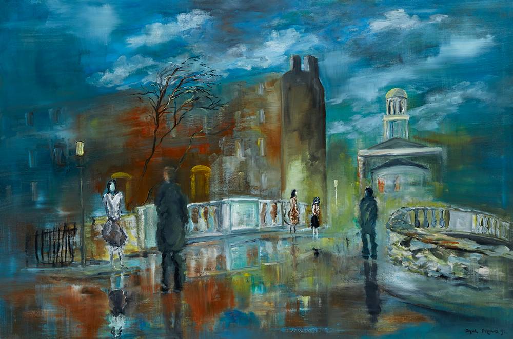 PEPPER CANISTER CHURCH FROM HUBAND BRIDGE, DUBLIN, 1991 by Paul Proud (b.1949) at Whyte's Auctions