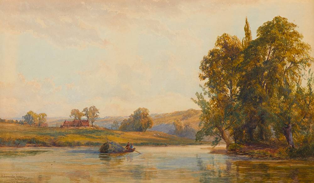 A SUMMER'S EVENING ON THE AVON by John Faulkner RHA (1835-1894) at Whyte's Auctions