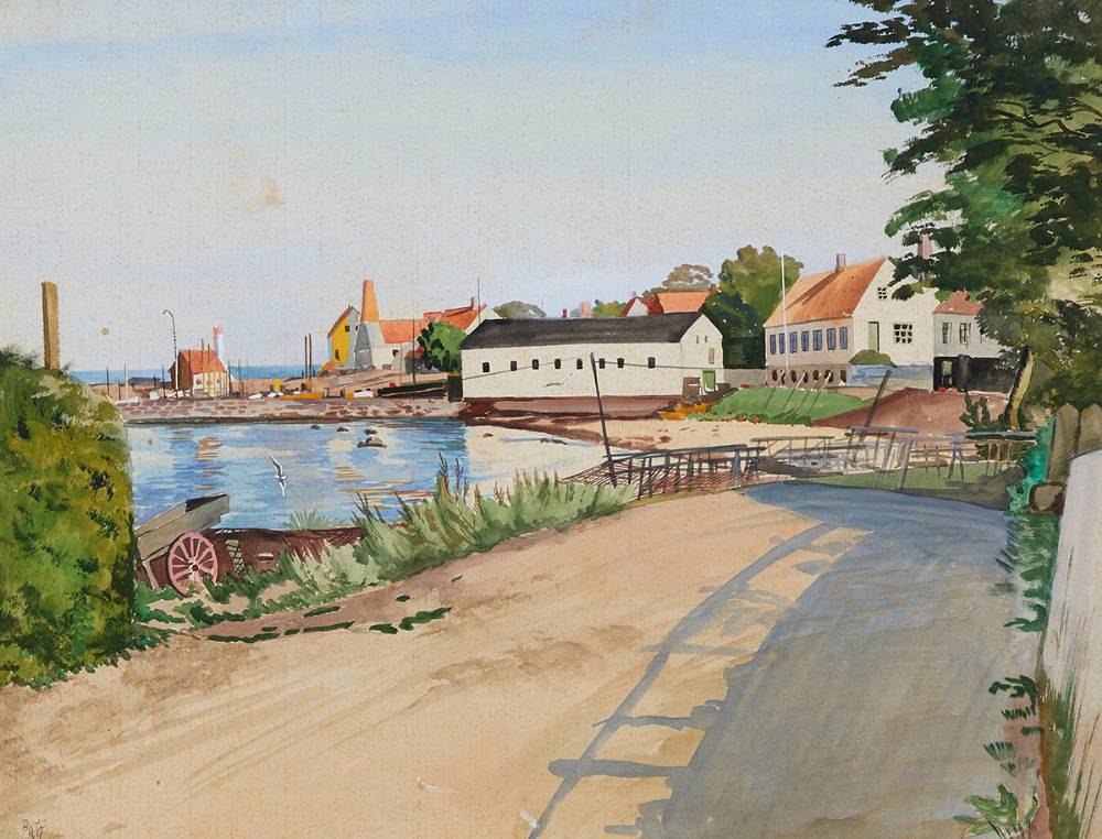 ON BORNHOLM, BALTIC SEA, 1934 by Jzsef Bat (Hungarian, 1888-1966) at Whyte's Auctions