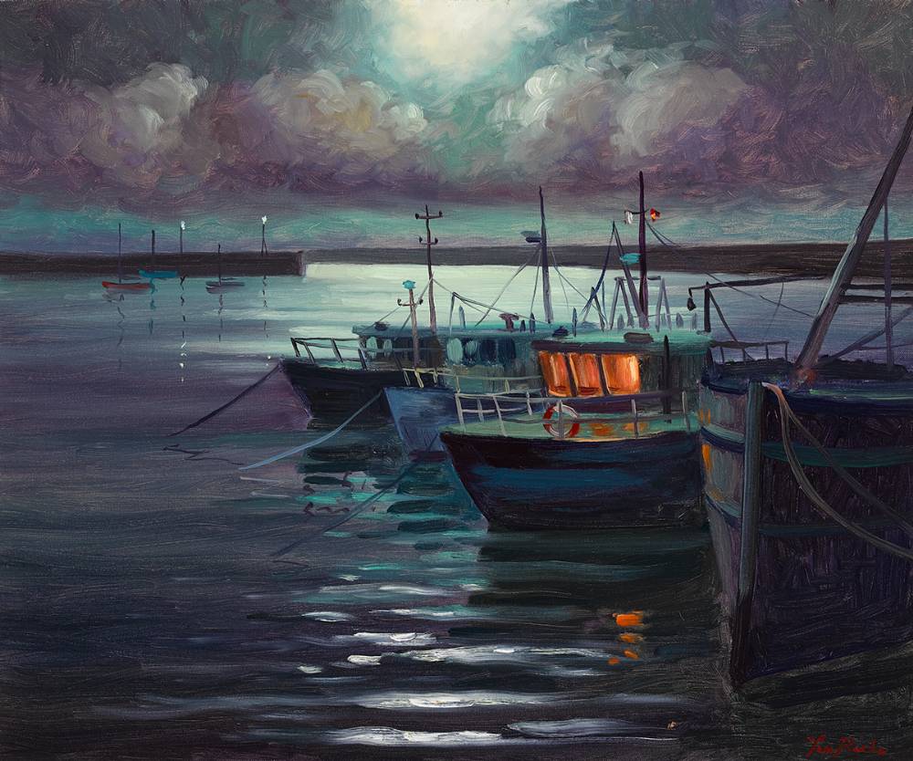 DN LAOGHAIRE, COUNTY DUBLIN by Tom Roche (b.1940) at Whyte's Auctions