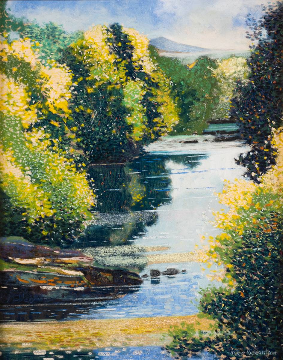 THE ROUGHTY RIVER, COUNTY KERRY, 2001 by Victor Richardson sold for 1,050 at Whyte's Auctions