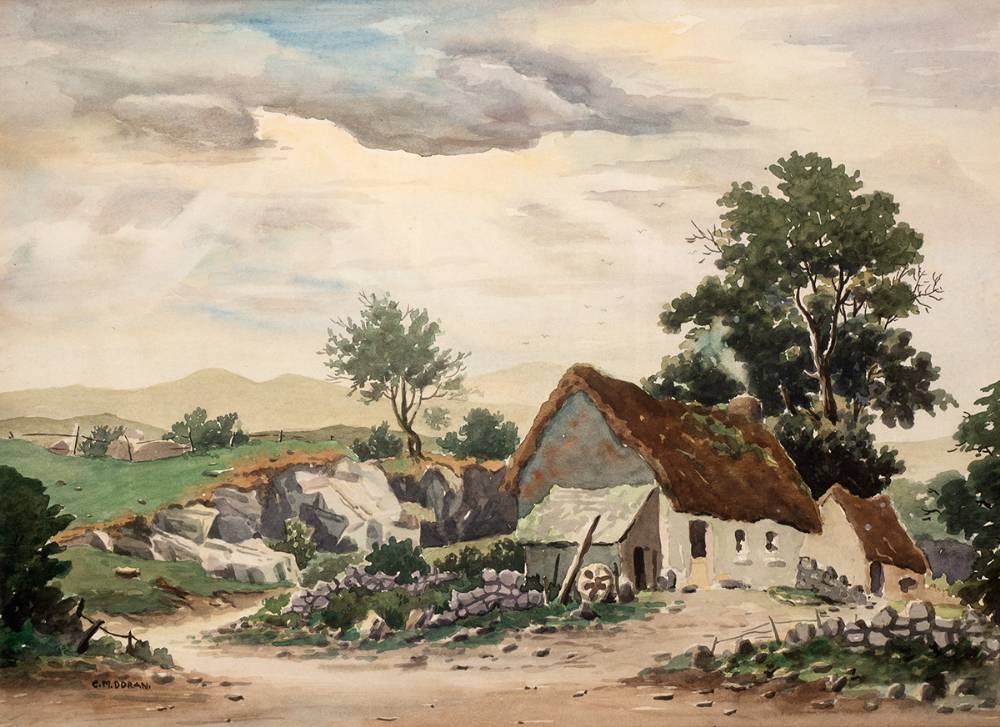 RURAL SCENE WITH COTTAGE by Christopher M. Doran (1900-1981) at Whyte's Auctions