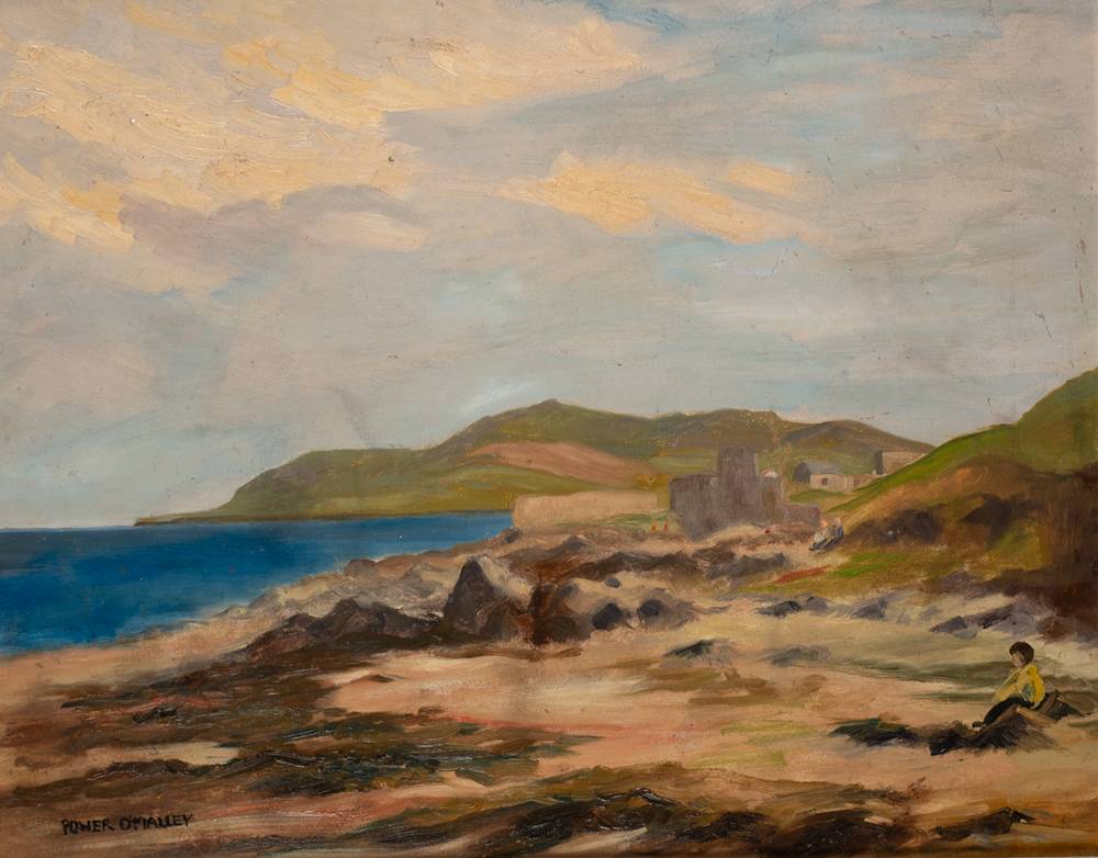 TOWARDS LAMBAY FROM PORTRANE, COUNTY DUBLIN by Michael Augustin Power O'Malley (1870-1946) at Whyte's Auctions