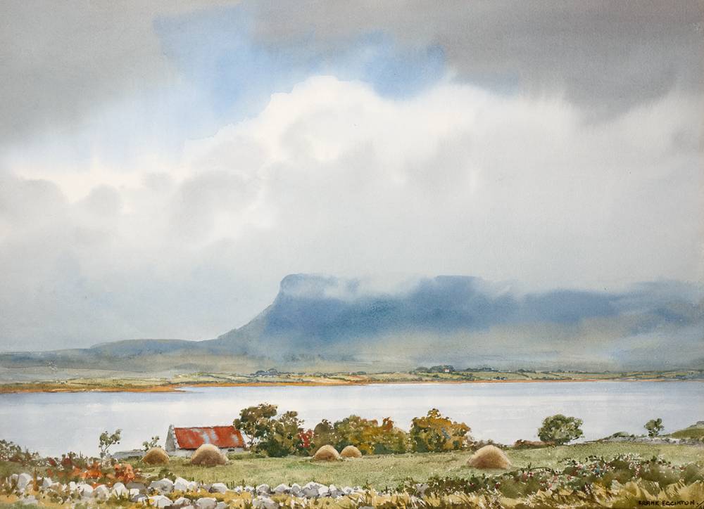 BENBULBEN FROM ROSSES POINT, COUNTY SLIGO, 1968 by Frank Egginton RCA (1908-1990) at Whyte's Auctions