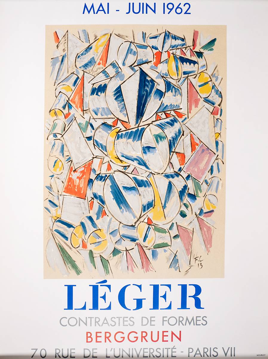 CONTRASTES DE FORMES, 1962 (EXHIBITION POSTER) by Fernand Lger (French, 1881-1955) at Whyte's Auctions