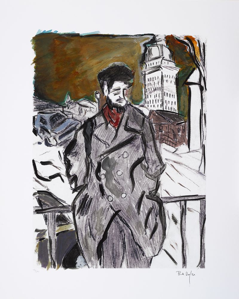 MAN ON A BRIDGE - PORTFOLIO [SET OF FOUR] [THE DRAWN BLANK SERIES], 2008 by Bob Dylan (American, b.1941) at Whyte's Auctions