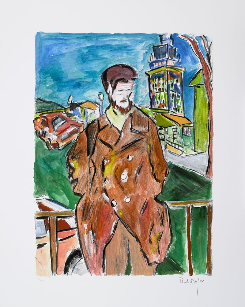 MAN ON A BRIDGE - PORTFOLIO [SET OF FOUR] [THE DRAWN BLANK SERIES], 2008 by Bob Dylan sold for 4,800 at Whyte's Auctions