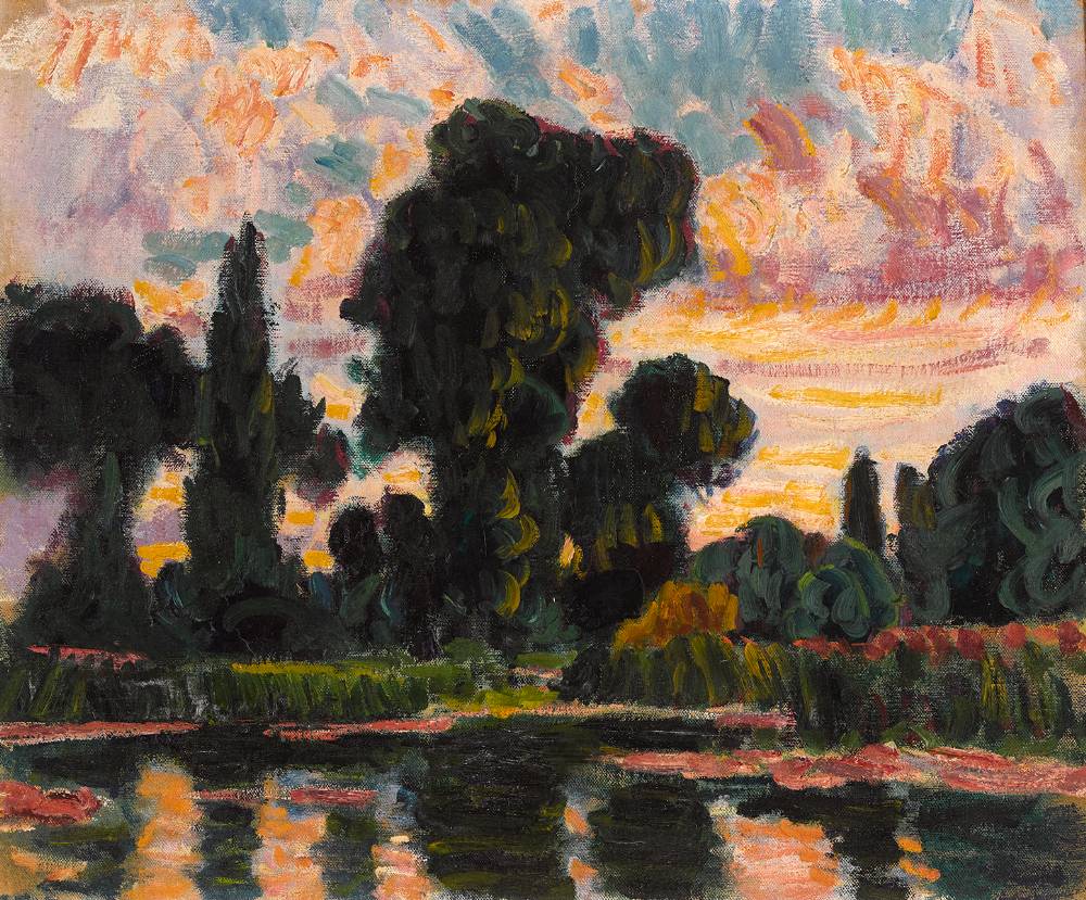 LE LOING AT SUNDOWN, c.1902 by Roderic O'Conor (1860-1940) (1860-1940) at Whyte's Auctions