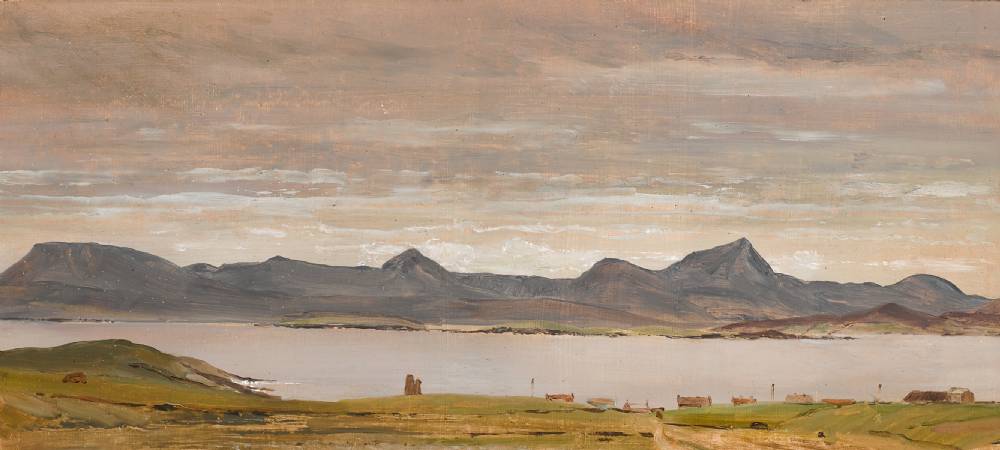 VIEW OVER DONEGAL FROM TORY ISLAND, 1981 by Derek Hill CBE HRHA (1916-2000) at Whyte's Auctions