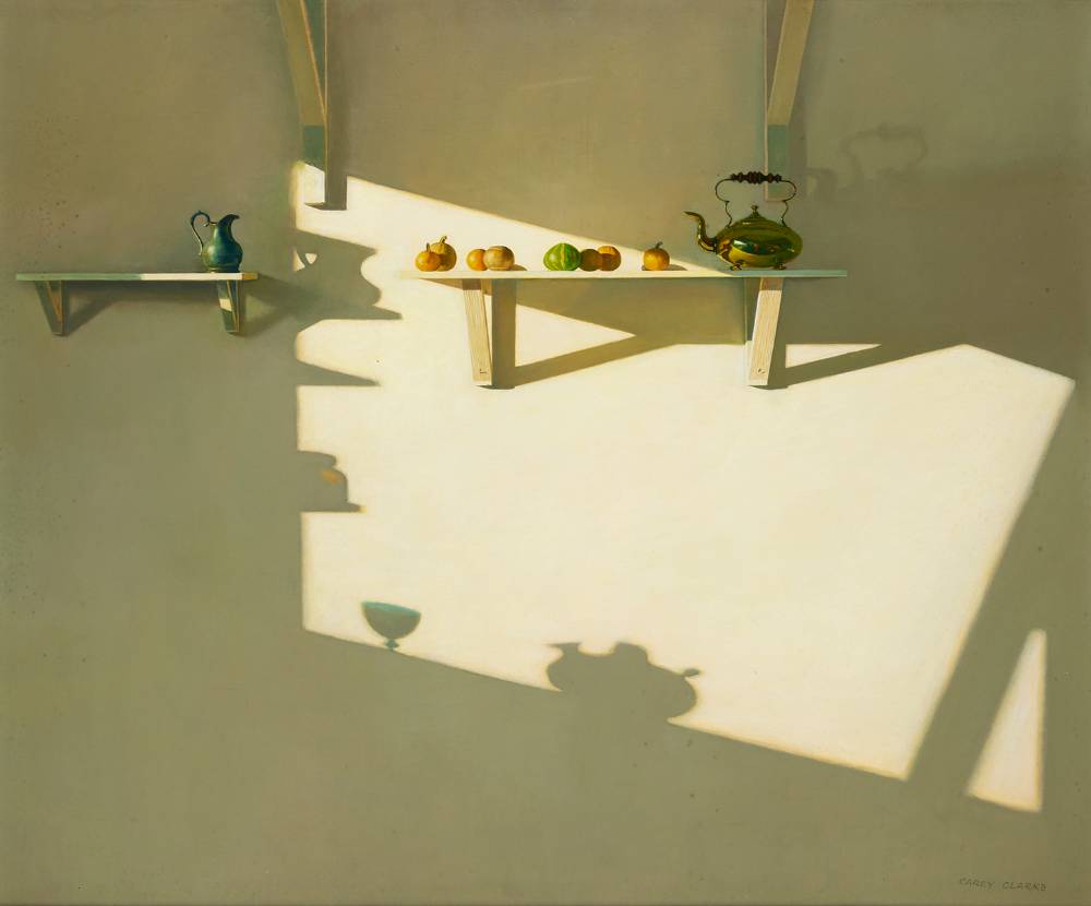 STILL LIFE - SUBSTANCE AND SHADOW by Carey Clarke PPRHA (b.1936) at Whyte's Auctions