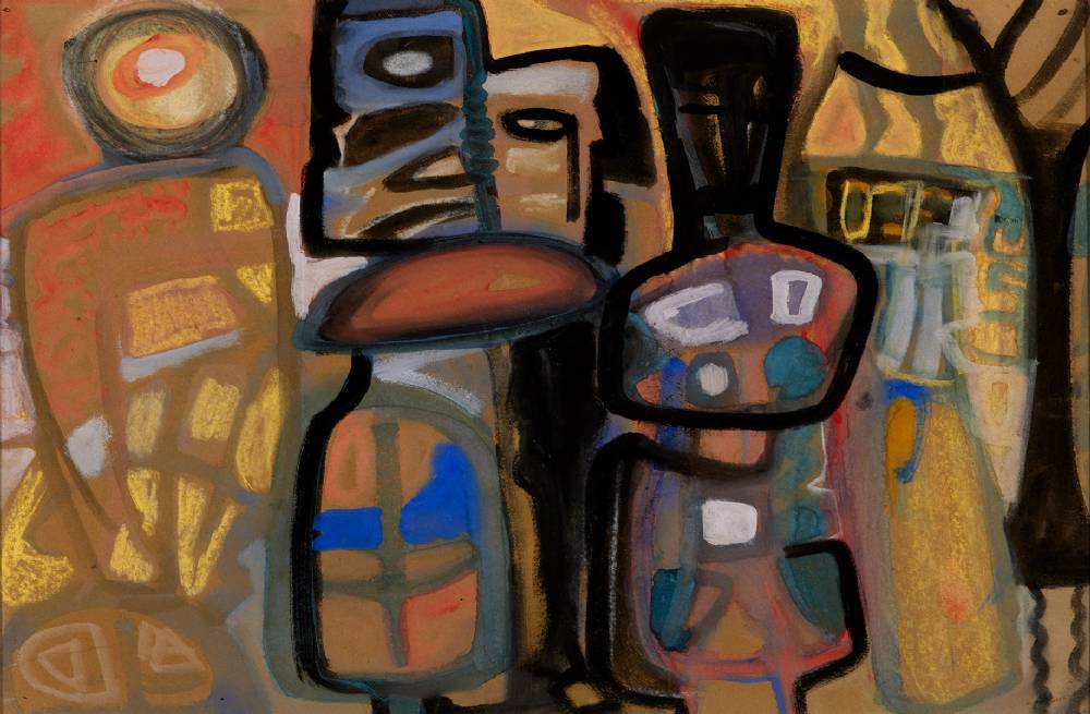 THREE FIGURES by Noreen Rice (1936-2015) at Whyte's Auctions