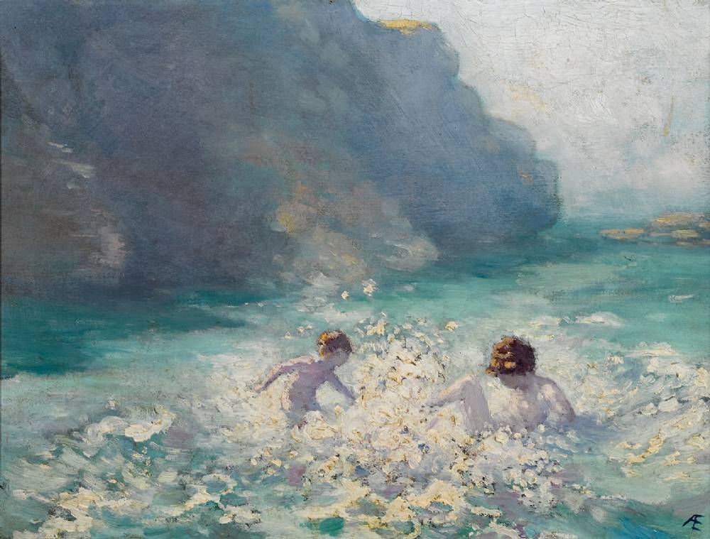 THE BATHERS by George Russell ('�') (1867-1935) at Whyte's Auctions