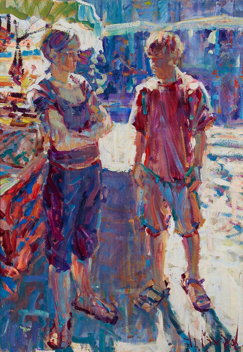 THE ARTIST'S CHILDREN by Arthur K. Maderson (b.1942) at Whyte's Auctions