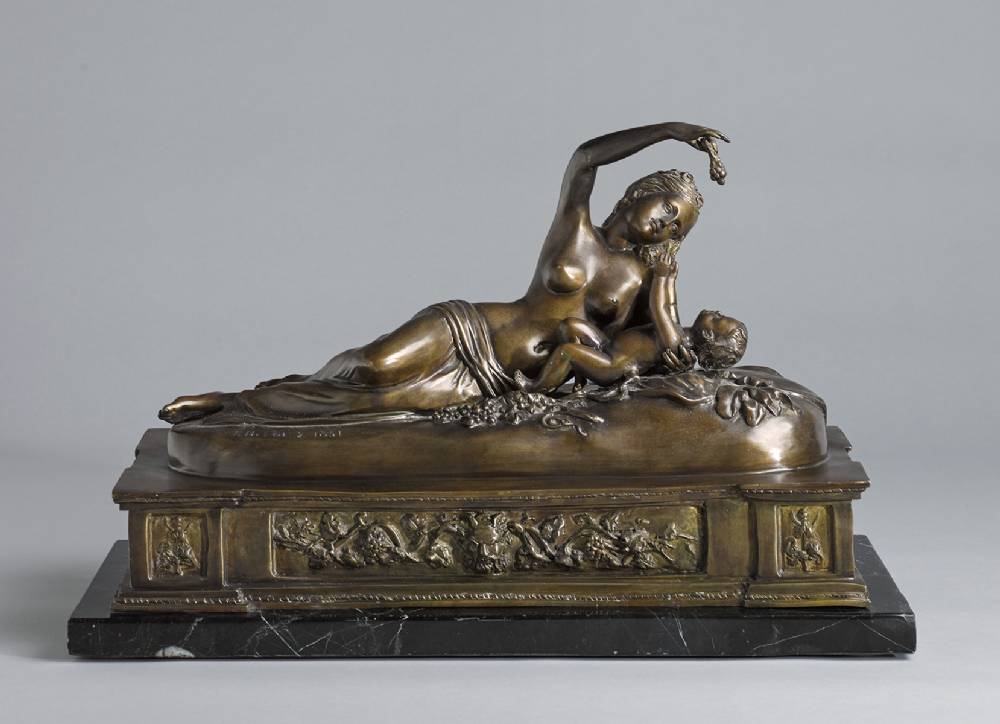 INO AND BACCHUS, 1851 by John Henry Foley sold for �4,000 at Whyte's Auctions