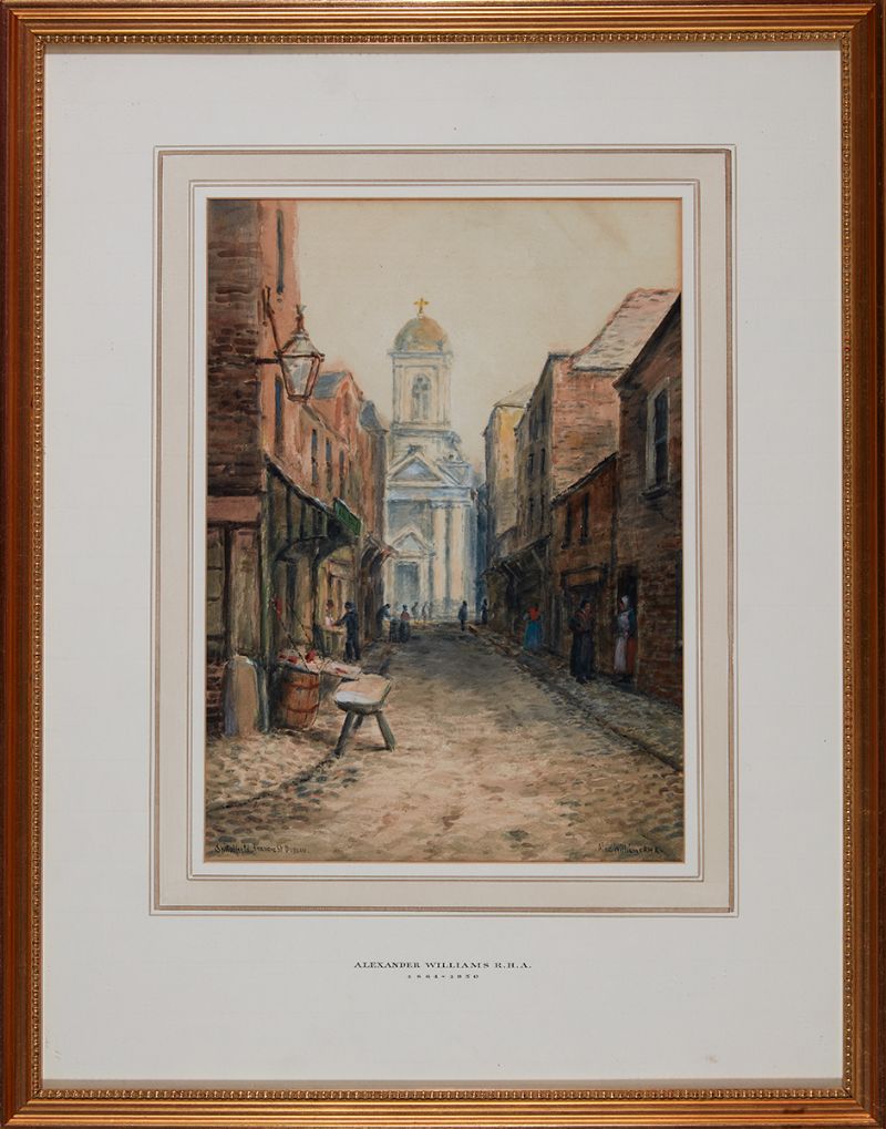 SPITALFIELD, FRANCIS STREET, DUBLIN by Alexander Williams sold for 1,900 at Whyte's Auctions