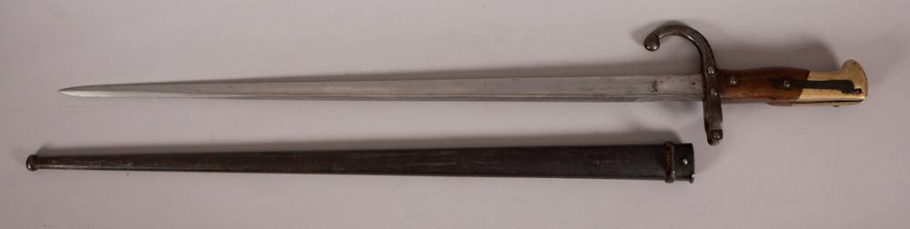 1916 Rising. Gras bayonet adapted for Mauser as issued to Irish Volunteer. at Whyte's Auctions