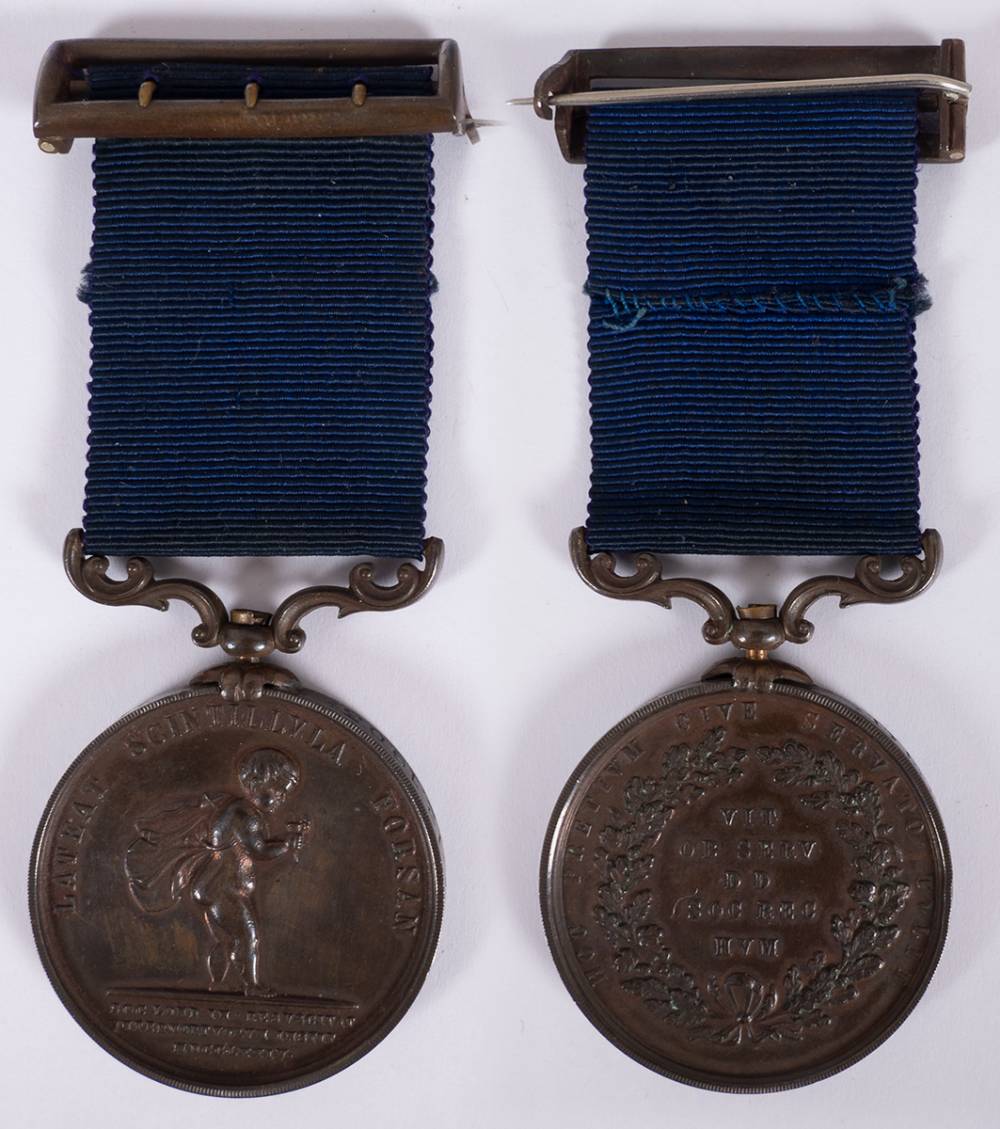 1903 (12 July) Royal Humane Society Bronze Medal for life saving to a member of the Royal Irish Constabulary, County Cork. at Whyte's Auctions