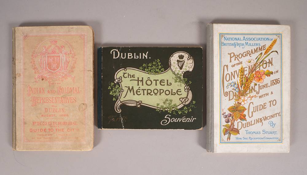 1885 (August) Visit Of Indian and Colonial Representatives to Dublin, Programme and Guide To The City, and two related booklets. (3) at Whyte's Auctions