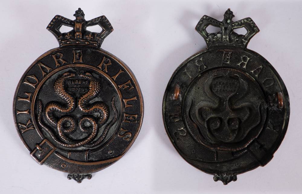 19th century Kildare Rifles Glengarry Badge at Whyte's Auctions