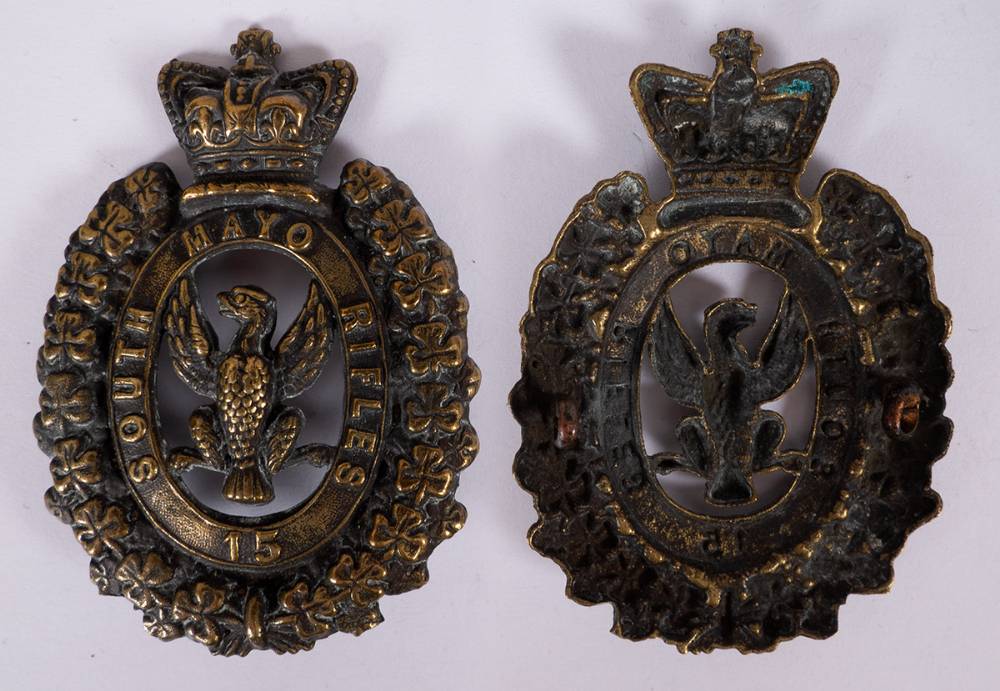1874-1881: South Mayo Rifles Militia other ranks Glengarry Badge at Whyte's Auctions